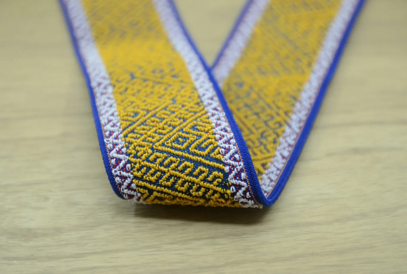 2 inch 50mm Wide Ethnic Jacquard Waistband Band- 1 Yard