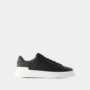 B-Court Sneakers - Balmain - Leather - Black