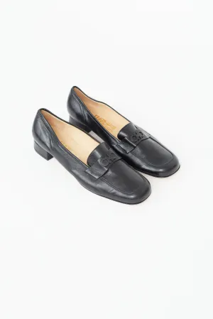 Black Tonal Gancini Loafer