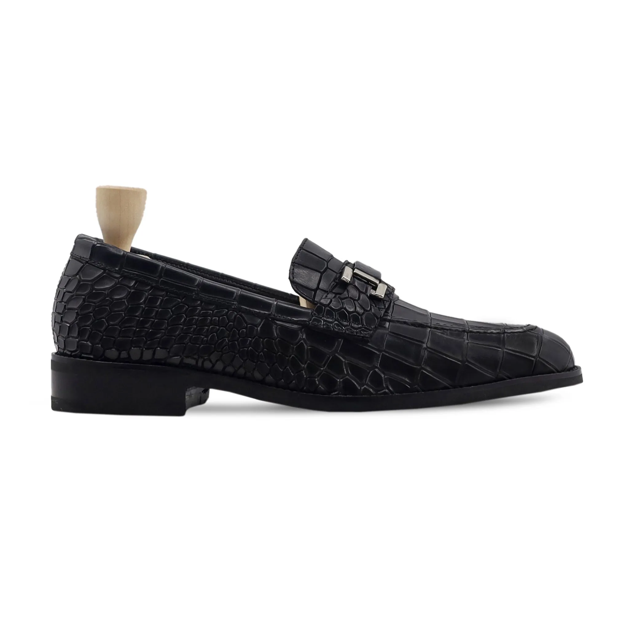 Dakar - Men's Black Calf Leather Loafer