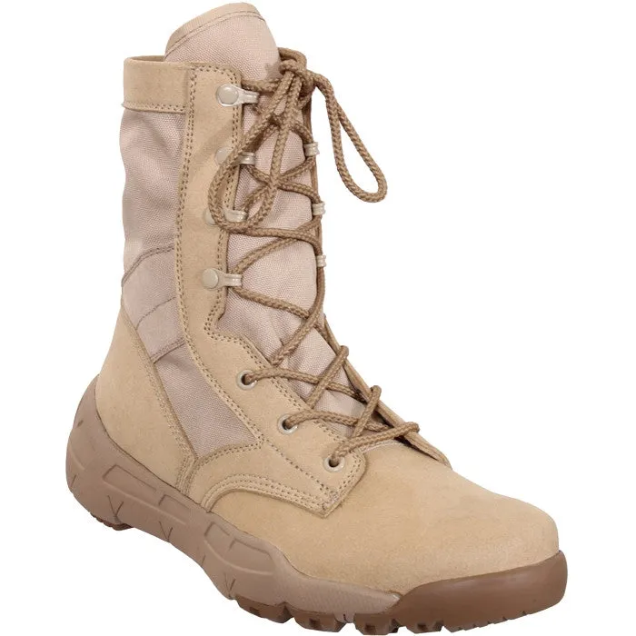 Desert Tan V-Max Lightweight Tactical Boots High Mobility Comfortable Active Boot