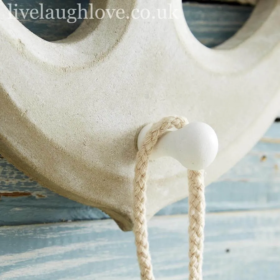 Distressed Nautical Anchor W/ Sign - This Way To The Beach