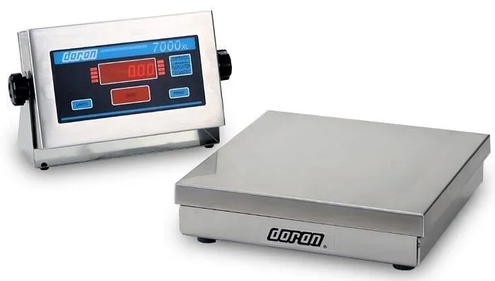 Doran 7000XL Stainless Steel Digital Bench Scale - 7005XL NTEP 5LB X 0.001LB