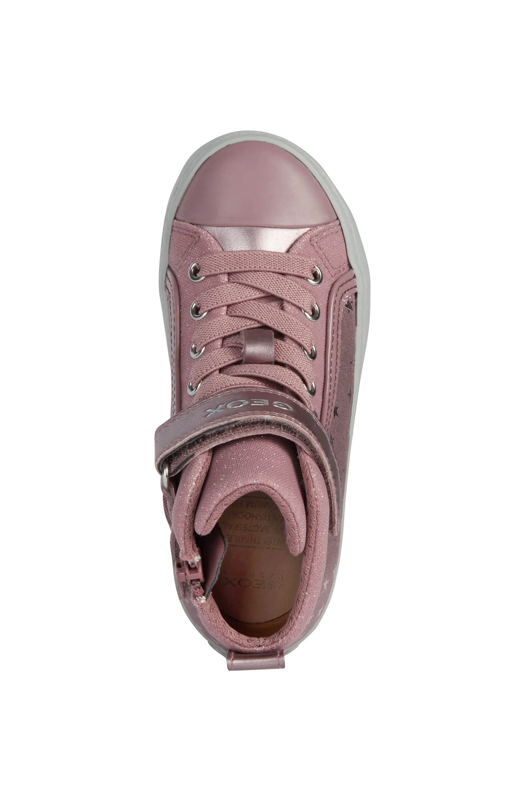 Geox Kalispera Girls Dark Pink Hi-Top Boot