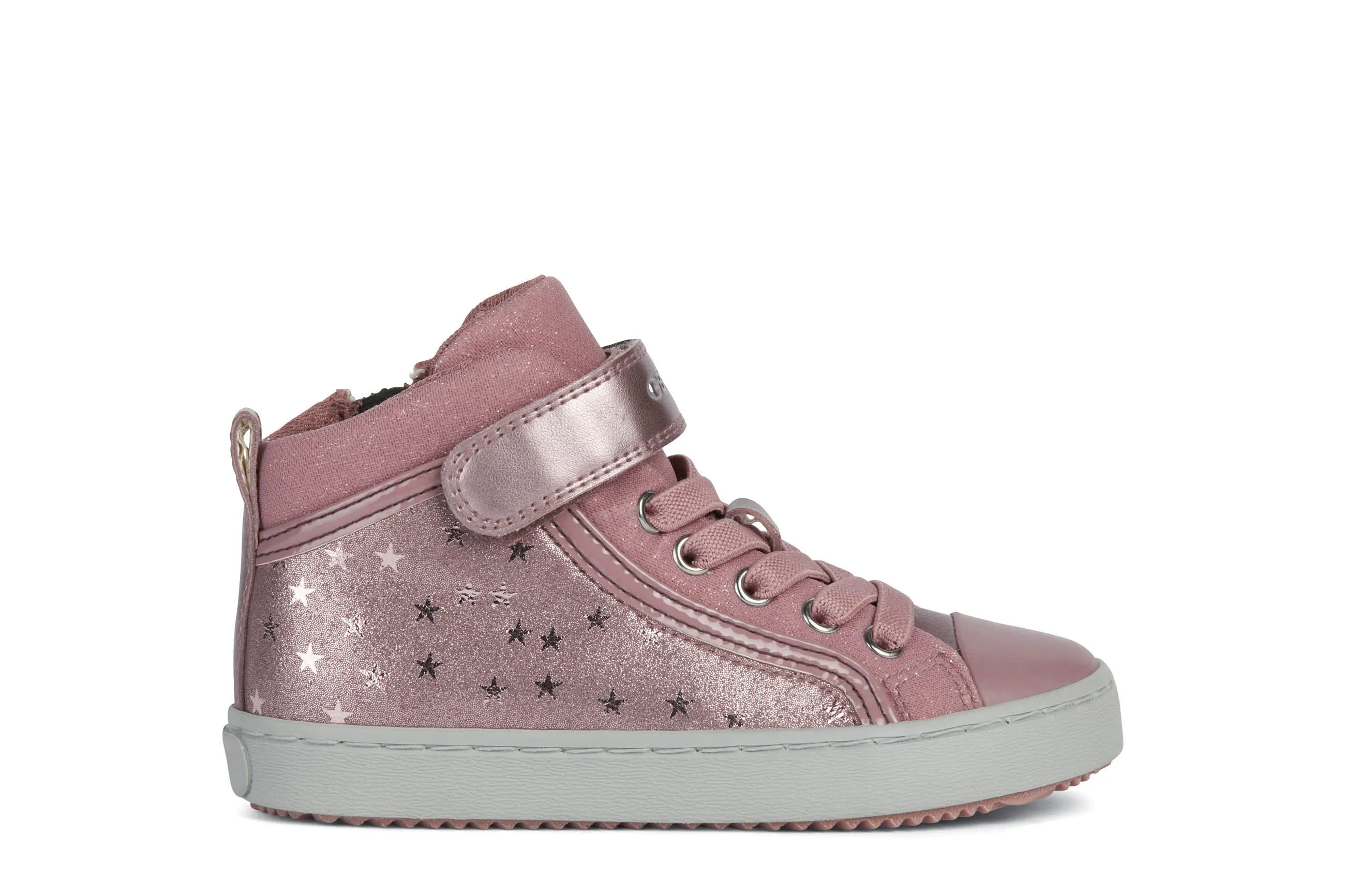 Geox Kalispera Girls Dark Pink Hi-Top Boot