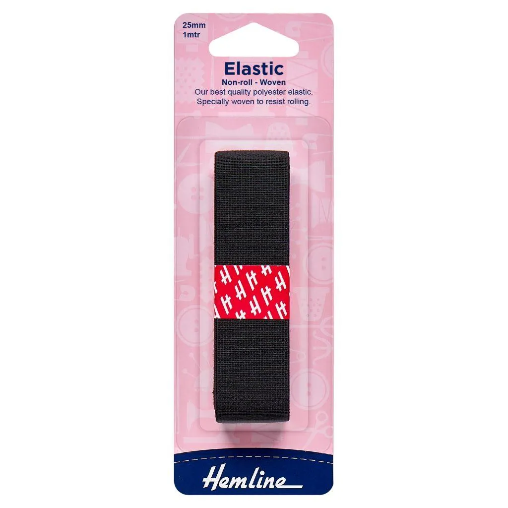 Hemline Woven Non-Roll Elastic