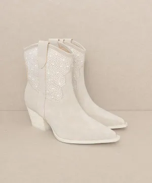 Pearl Studded Western Boots