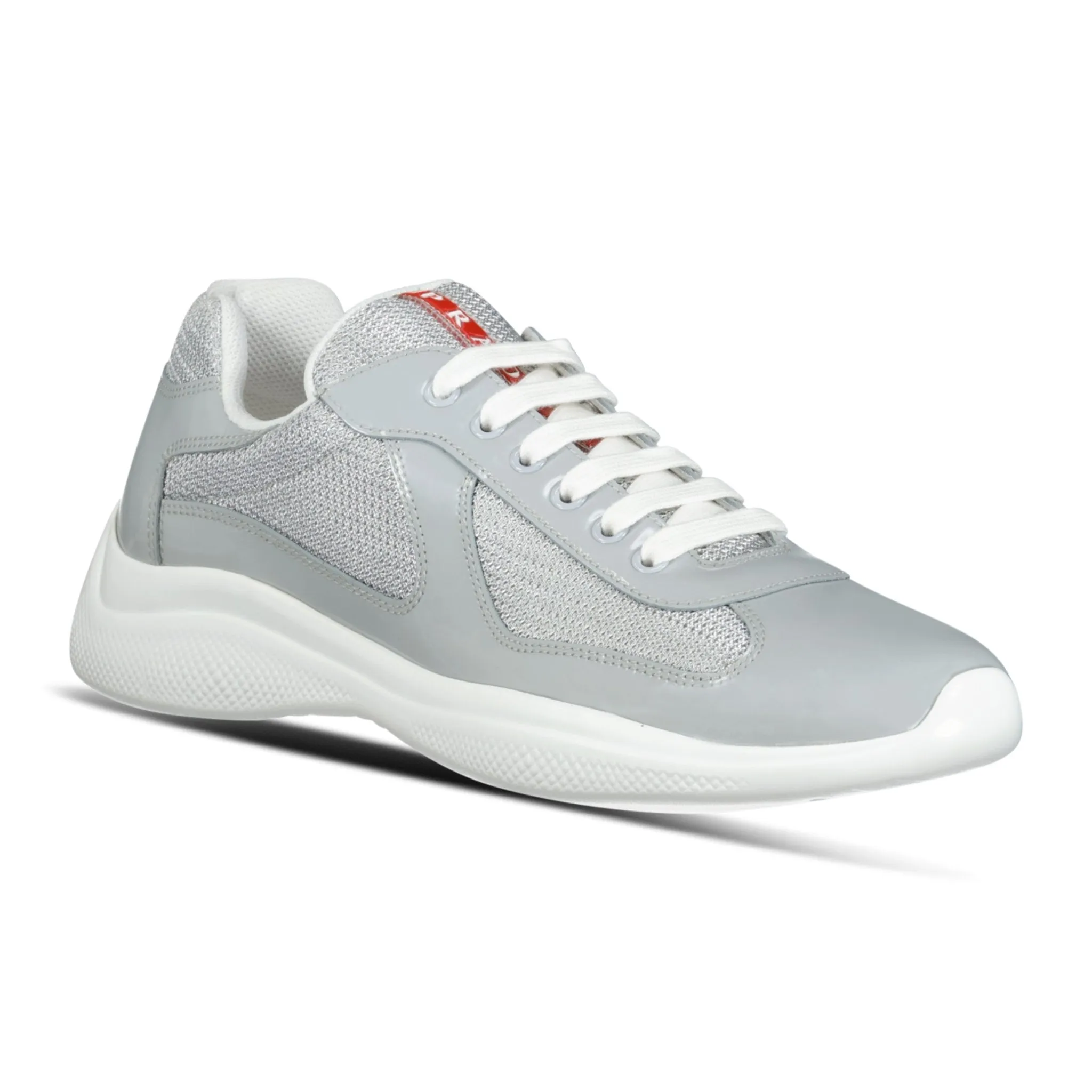 Prada Americas Cup Sneakers Patent Grey