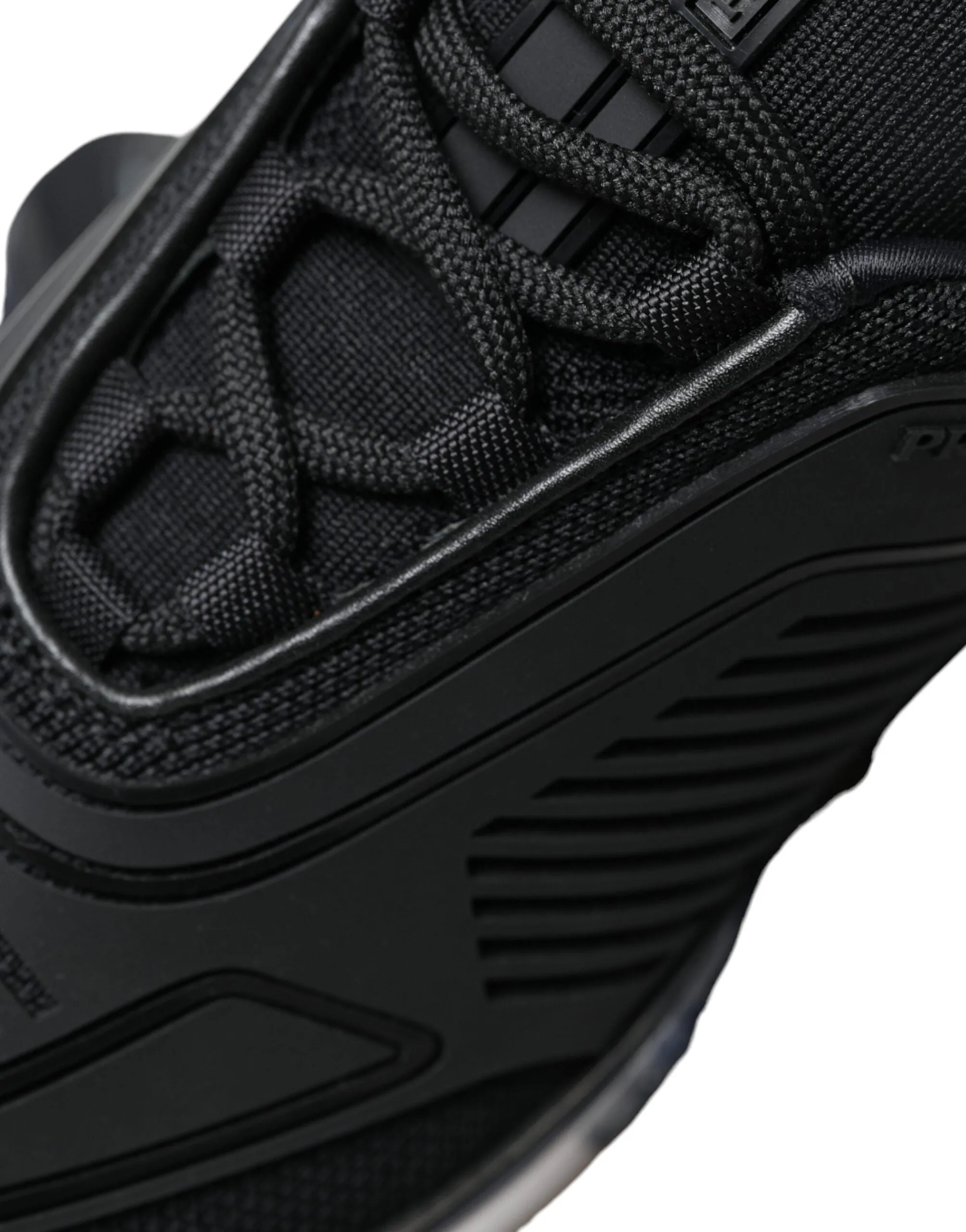 Prada Black on Black Men's Mesh Sneakers