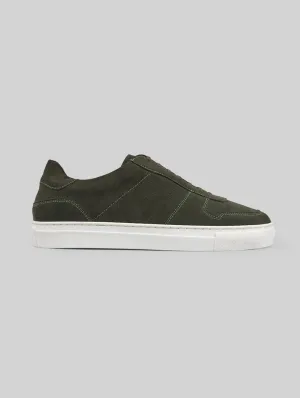 Rawls Men olive Suede Sneakers