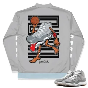 Retro 11 Cool Grey Bomber Jacket