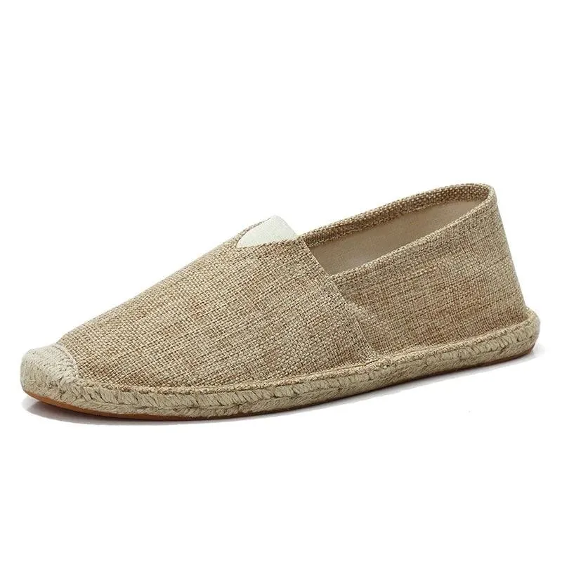 Retro Fit Linen Loafers