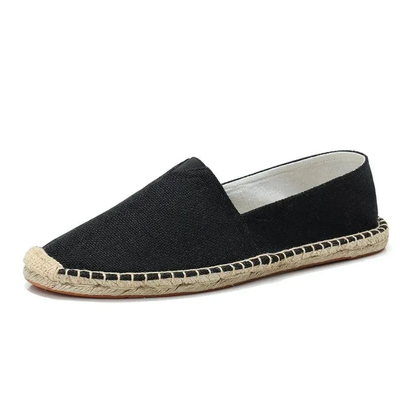 Retro Fit Linen Loafers