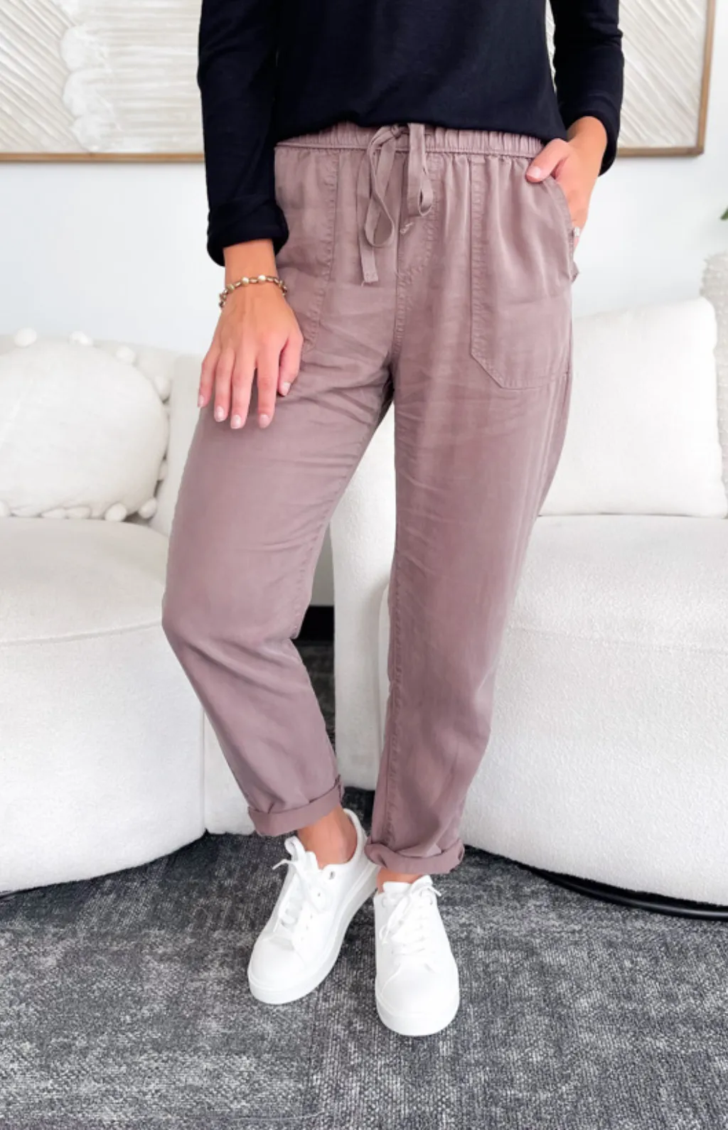 Sierra Mocha Straight Leg Pants