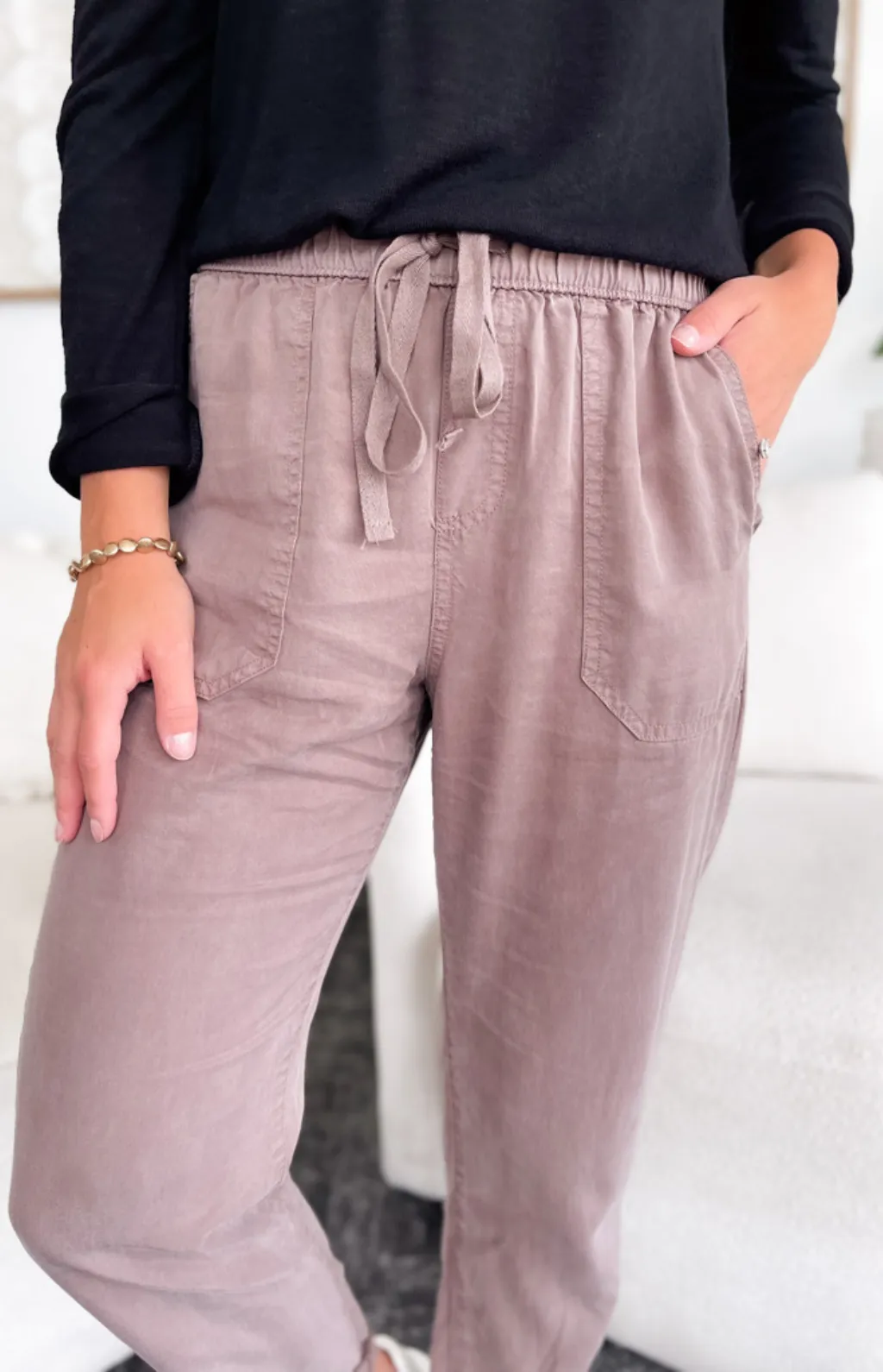 Sierra Mocha Straight Leg Pants