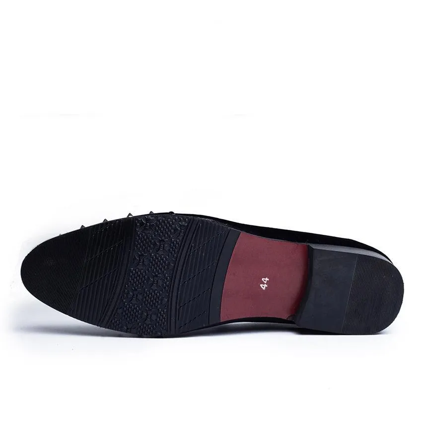 Spike Details on Toe Men Loafer Shoes