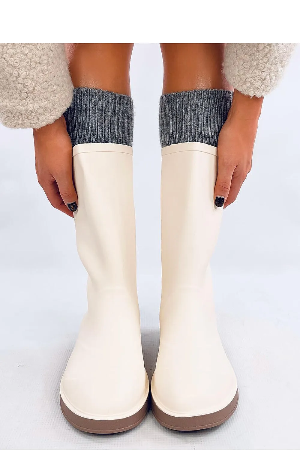 TEEK - Light Beige Wellingtons Boots