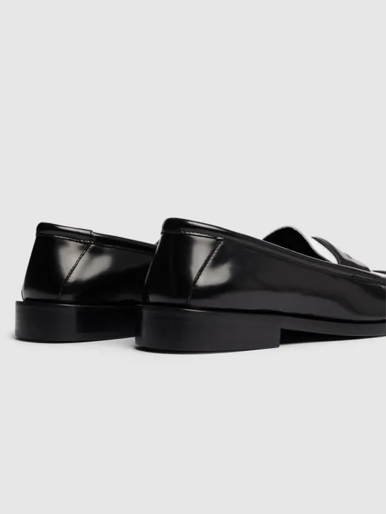 The Attico   20mm Amanda leather college loafers 