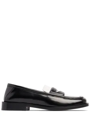 The Attico   20mm Amanda leather college loafers 