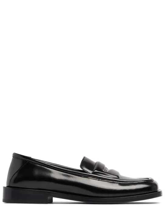 The Attico   20mm Amanda leather college loafers 