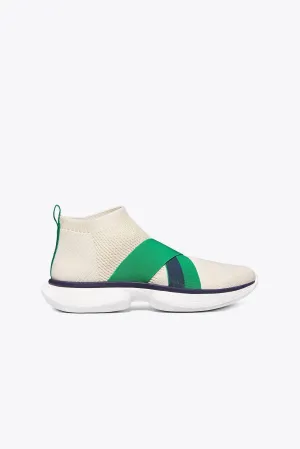 Tory Burch Bubble Elastic Knit Lowtop Sneakers