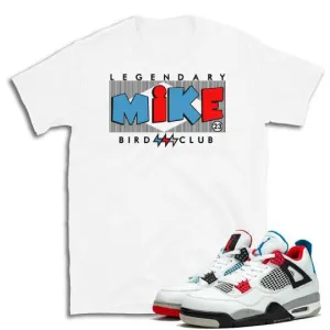 What the 4 retro Mike shirt