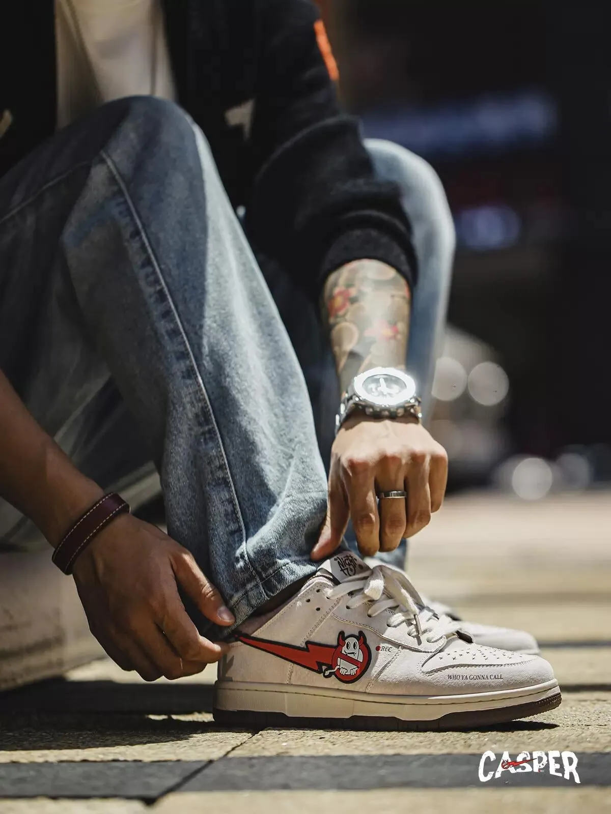 WLS Casper Flop Low Retro Inspired Sneakers